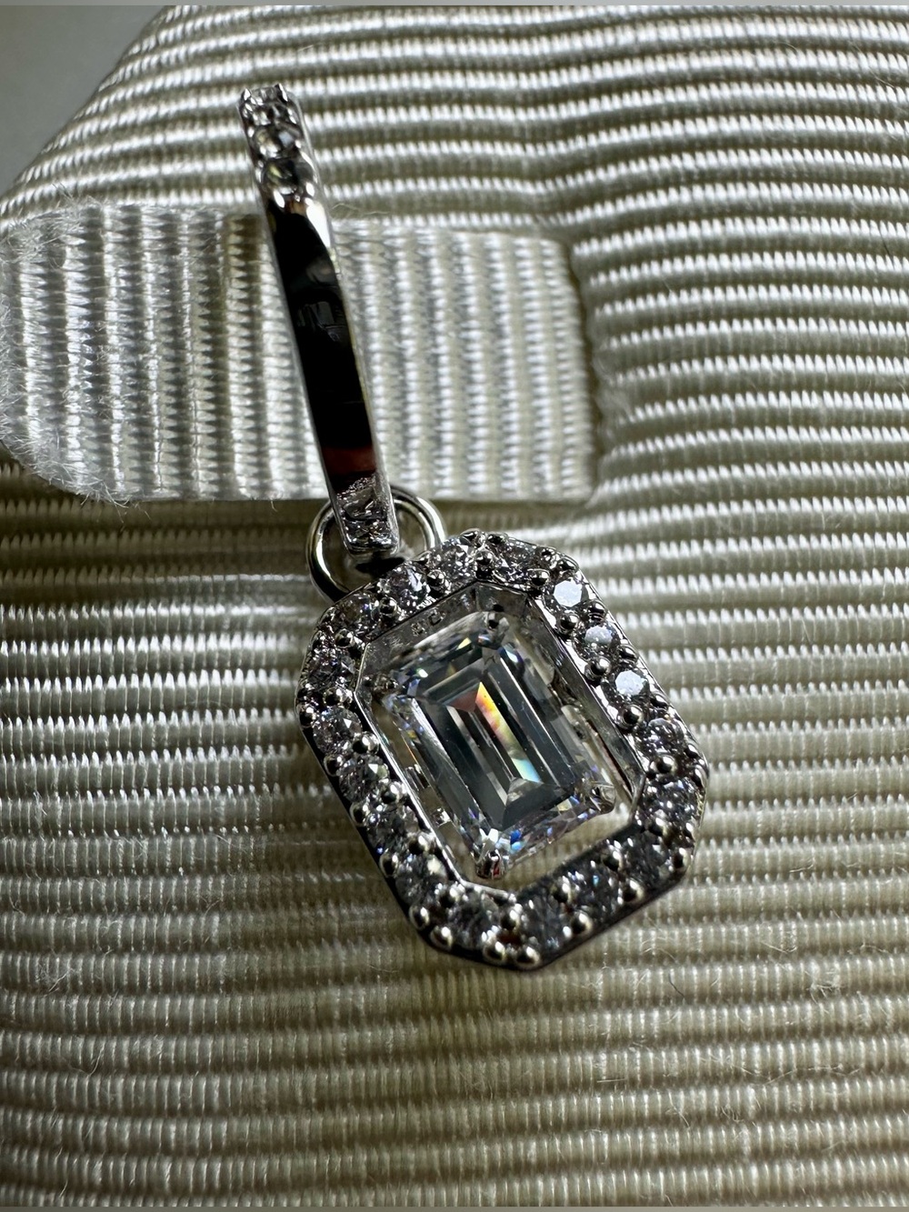 🆕 Swarovski Millenia Drop Earrings Octagon Cut White Rhodium Plated NWT - Picture 14 of 14